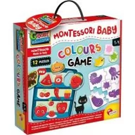 Układanki dla dzieci - Montessori Baby Gra z kolorami Lisciani - miniaturka - grafika 1