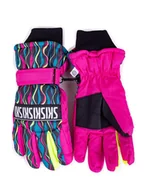 Rękawiczki dla dzieci - Rękawiczki Narciarskie Dziewczęce Pięciopalczaste Ski 16 Cm - miniaturka - grafika 1