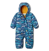 Kombinezony dla dzieci - Columbia Snuggly Bunny Bunting, Unisex dziecięcy kombinezon narciarski, Dark Mountain Hypergalactic, rozmiar 3/6 - miniaturka - grafika 1