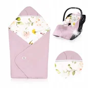 Akcesoria do fotelików - Śpiworek do fotelika wózka do nosidła kocyk bawełna Lionelo Travel Swaddle - miniaturka - grafika 1