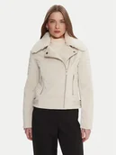 Kurtki damskie - Guess Ramoneska W5BL35 W2820 Écru Regular Fit - miniaturka - grafika 1