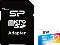 Karty pamięci - Karta Silicon Power Colorful Elite MicroSDHC 32 GB Class 10 UHS-I SP032GBSTHBU1V20SP - miniaturka - grafika 1