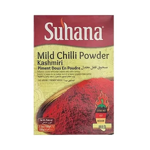 Przyprawa łagodne Chilli Kashmiri mielone Suhana 100g - Przyprawy i zioła sypkie - miniaturka - grafika 1