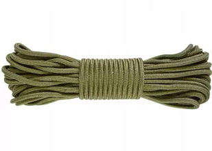Turystyczna Linka Sznur Uniwersalna 15m / 3mm Oliv - Akcesoria turystyczne - miniaturka - grafika 1