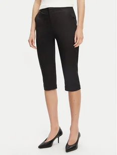 Guess Spodnie materiałowe W5GB52 WGXM2 Czarny Regular Fit - Spodnie damskie - miniaturka - grafika 1