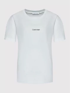 Koszulki i topy damskie - Calvin Klein Curve T-Shirt Inclusive Micro Logo K20K203712 Biały Regular Fit - grafika 1
