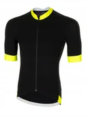 Kurtki rowerowe - Vortice AirX Jersey BLACK/FLUO YELLOW/REFLEX - L - miniaturka - grafika 1