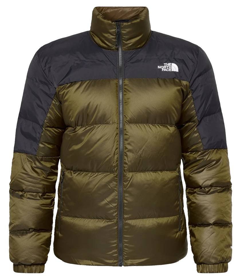 Kurtka zimowa męska THE NORTH FACE pikowana puch naturalny bez kaptura r. XL