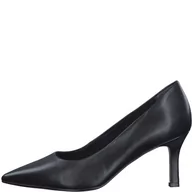 Czółenka - Tamaris Damskie czółenka 1-22434-41, czarna skóra, 41 EU, czarna skóra, 41 EU - miniaturka - grafika 1