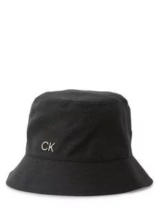 Calvin Klein - Damski bucket hat, czarny - Czapki damskie - miniaturka - grafika 1
