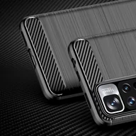 Etui i futerały do telefonów - Carbon Case elastyczne etui pokrowiec Xiaomi Redmi Note 11 Pro+ 5G (China) / 11 Pro 5G (China) / Mi11i HyperCharge / Poco X4 NFC czarny - miniaturka - grafika 1