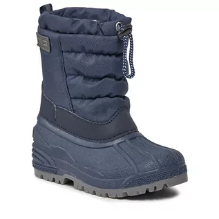 Buty dla chłopców - Śniegowce CMP Hanki 3.0 Snow Boots 3Q75674 Black Blue N950 - grafika 1