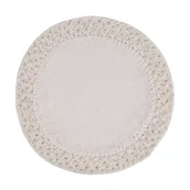 Obrusy i serwetki - Podkładka fi 38 Dekoracyjna Okrągła Boho11 Kremowy - miniaturka - grafika 1