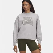 Bluzy sportowe damskie - Bluza damska Under Armour Rival Fleece OS Varsity Crew - miniaturka - grafika 1