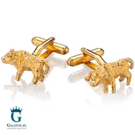 Spinki do mankietów i krawatów - Galante Spinki do mankietów Byk PS-844 - miniaturka - grafika 1