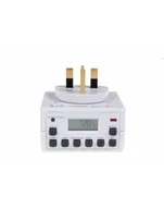 Systemy inteligentnych domów - Timer cyfrowy Maclean MCE30GB 10 programów CD funkcja random 3600W czasomierz programator cyfrowy max. 156 programów (brytyjski) - miniaturka - grafika 1