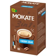 Cappuccino i kawy smakowe - Napój Kawowy Kawa Rozpuszczalna 3w1 Instant Brown Sugar Mokate 17g x 16szt - miniaturka - grafika 1
