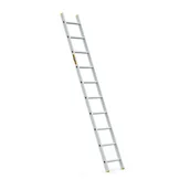 Drabiny - DRABEST Drabina przystawna aluminiowa 10 stopniowa PRO tłoczona 150 kg - miniaturka - grafika 1