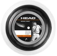 Tenis ziemny - Naciąg Tenisowy Head Sonic Pro 12M 1.25 Ze Szpuli Czarny - miniaturka - grafika 1