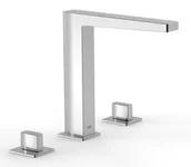 Baterie umywalkowe - Bateria umywalkowa TRES Slim Exclusive dwuuchwytowa Chrom 20210501 - miniaturka - grafika 1