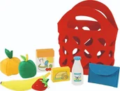 Zabawy w naśladowanie dorosłych - Filcowa torba na zakupy z akcesoriami Goki - miniaturka - grafika 1