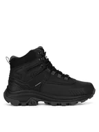 Buty trekkingowe damskie - Hunter Trekkingi Aww Evergreen Snow Hiker (W) Czarny - miniaturka - grafika 1