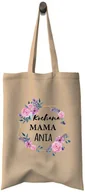 Gadżety dla niej i dla niego - Torba Bawełniana na Dzień Mamy Kochana Mama (Imię) - miniaturka - grafika 1