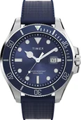 Zegarki męskie - Zegarek Timex TW2Y05000 Harborside Coast 44mm Synthetic Rubber Strap - miniaturka - grafika 1