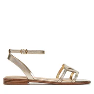 Sandały damskie - Sandały Aldo Greengrovewomen'S 13966683 Złoty - miniaturka - grafika 1