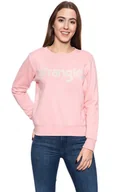 Bluzy damskie - Bluza Wrangler Logo Sweat Bridal Rose W6N2Hyp01-Xs - miniaturka - grafika 1