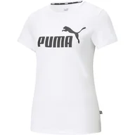 Koszulki sportowe damskie - Koszulka Puma ESS Logo Tee W 586774 02 - miniaturka - grafika 1