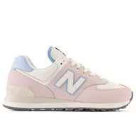 Buty sportowe damskie - Buty New Balance WL574QC - różowe - miniaturka - grafika 1