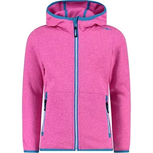 Kurtki i płaszcze dla dziewczynek - CMP - Kid G Jacket Fix Hood, Girl, Purple Fluo, 164 - grafika 1