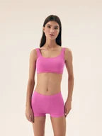 Majtki damskie - Majtki typu szorty Larleen Bloovii różowy M - miniaturka - grafika 1