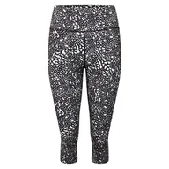 Spodnie sportowe damskie - Legginsy damskie 3/4 Dare 2b Influential 3/4 Rozmiar: S / Kolor: czarny/biały - miniaturka - grafika 1