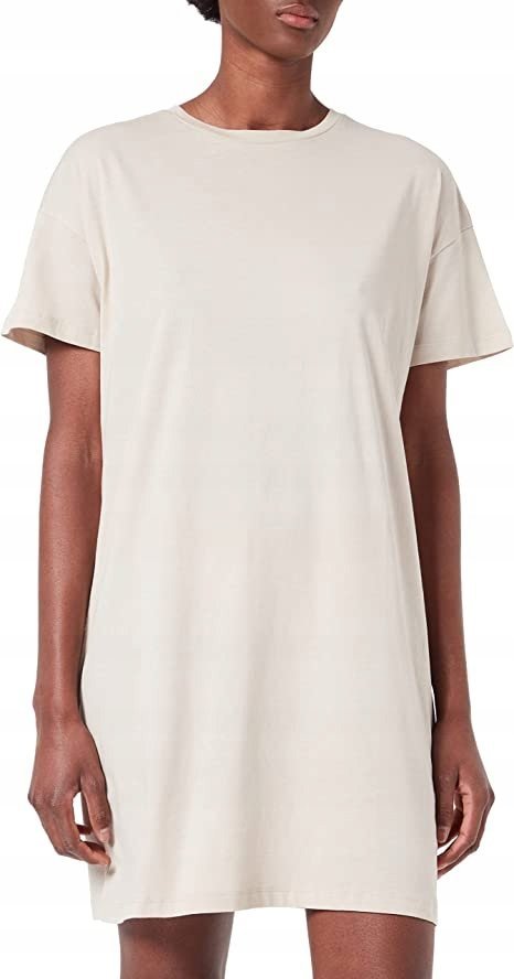 VERO MODA SUKIENKA T-SHIRTOWA BEŻOWA MINI S 1SPS
