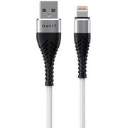 Kable USB - Havit Kabel USB - Lightning CB705 1 m Szary - miniaturka - grafika 1