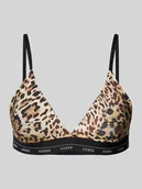 Biustonosze - Biustonosz trójkątny z elastycznym paskiem z logo model ‘JANE’ - miniaturka - grafika 1