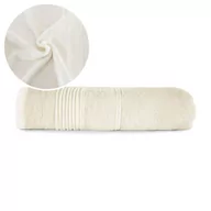 Ręczniki - Ręcznik BAMBOO 50x90 antybakteryjny włókno bambusowe kremowy - miniaturka - grafika 1