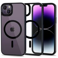 Etui i futerały do telefonów - Etui Magmat MagSafe do Apple iPhone 14 Black/Clear - miniaturka - grafika 1