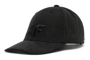 Czapki męskie - Męska czapka z daszkiem czarna 4F MIDSHOP CAD001-20S - grafika 1