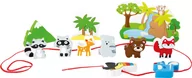 Figurki dla dzieci - Small Foot Design drewniane figurki Safari - miniaturka - grafika 1