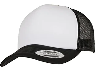 Flexfit Unisex Classic Curved Visor Foam Trucker Cap czapka baseballowa, czarna/biała/czarna, jeden rozmiar - Czapki damskie - miniaturka - grafika 1