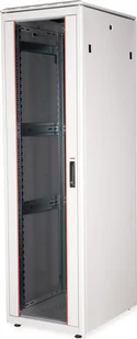 Szafa Roline Netzwerkschrank Pro 48,26cm 19Zoll 42 HE 600x800 BxT Glastor grau - Szafy rack - miniaturka - grafika 1