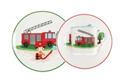 Miseczki i talerzyki dla dzieci - Zestaw dziecięcy dla 1 osoby 3 el. Strażak LB95 (6779) - miniaturka - grafika 1
