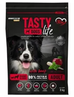 Sucha karma dla psów - BIOFEED TASTY DOGS LIFE ADULT M&L WITH BEEF 3KG - miniaturka - grafika 1