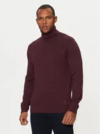 Swetry męskie - Tom Tailor Golf 1042456 Bordowy Regular Fit - miniaturka - grafika 1