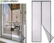 Moskitiery - Ibergarden Moskitiera na drzwi magnetyczna klik-klik, 90 x 210 cm - miniaturka - grafika 1