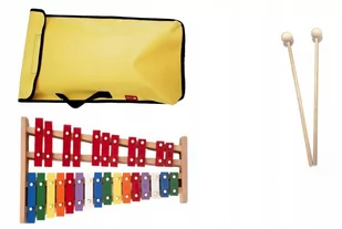 Dzwonki chromatyczne Mat Max 27-tonowe kolorowe pokrowiec klawes żółty - Akcesoria do perkusji - miniaturka - grafika 2
