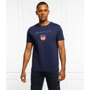 Koszulki męskie - Gant T-shirt SHIELD SS | Regular Fit - grafika 1